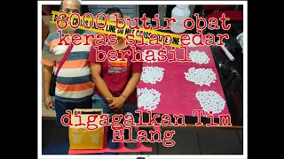 6000 butir obat keras siap edar di gagalkan tim elang tanah grogot