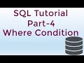 SQL Tutorial for Beginners Where Clause in Urdu Hindi