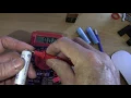 Harbor Freight Cen Tech multimeter AA and 9 volt battery load test