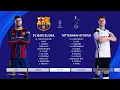 PES 2021 - FC Barcelona vs Tottenham Hotspur | UEFA Super Cup