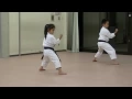 Download Lagu JKA/ Mahiro \u0026 Masaki practice Heian shodan-godan and Tekki shodan part 2