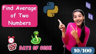 days How to find average of two numbers in python study with engineers