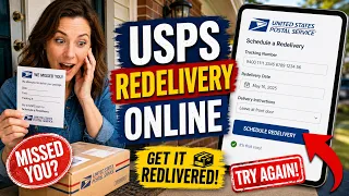 How to schedule a USPS package redelivery online