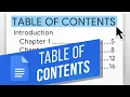 How to Create a Table of Contents in Google Docs Update a Table of Contents in Google Docs