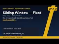 Sliding Window -