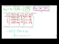 Algebra 3-5 Arithmetic Sequences as Linear Functions