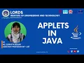 Java Applets for Beginners Building Interactive Web Content Basics of Applets in Java