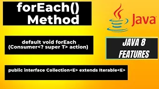 6 Java 8 forEach method forEach method in java 8 forEach method implementation in java 8