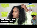 All About My MICROLOCS With Extensions Details On Hair