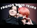 yeosang and wooyoung’s 10 years of friendship