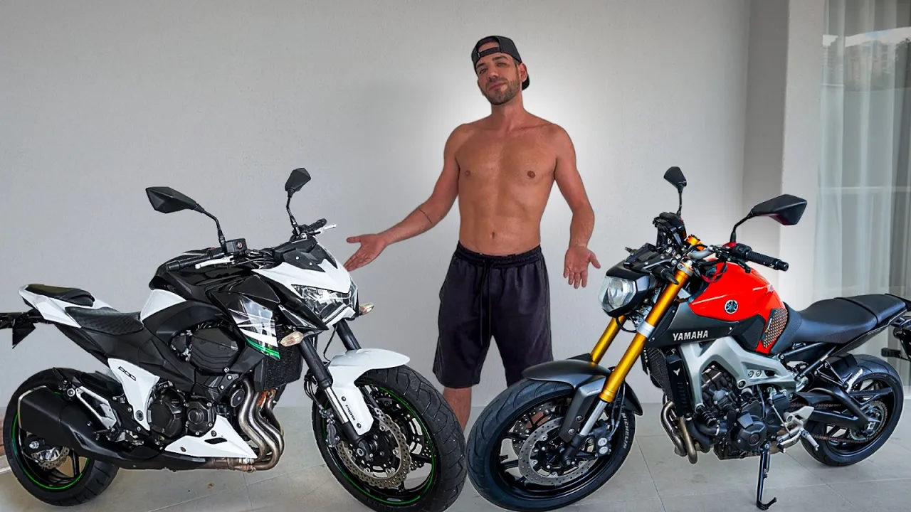 UM DIA DE MT-09 E KAWASAKI Z800
