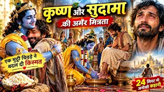 गरीब सुदामा से मिलने दौड़े श्री कृष्ण 😭❤️ | कृष्ण-सुदामा की अमर मित्रता | Krishna Sudama Milan