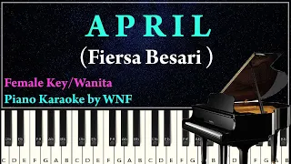 Download Fiersa Besari - APRIL Piano Karaoke Versi Wanita MP3