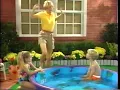 Amy is getting in the water