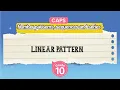 GRADE 10 Linear Pattern