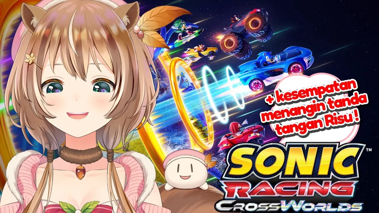 KAPAN LAGI beli Sonic Racing : CrossWorlds = KESEMPATAN untuk dapat AUTOGRAPH@ayundarisu 1000% REAL