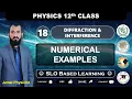 Numerical Examples Chapter 18 Diffraction Interference 12th Physics NBF Federal Board