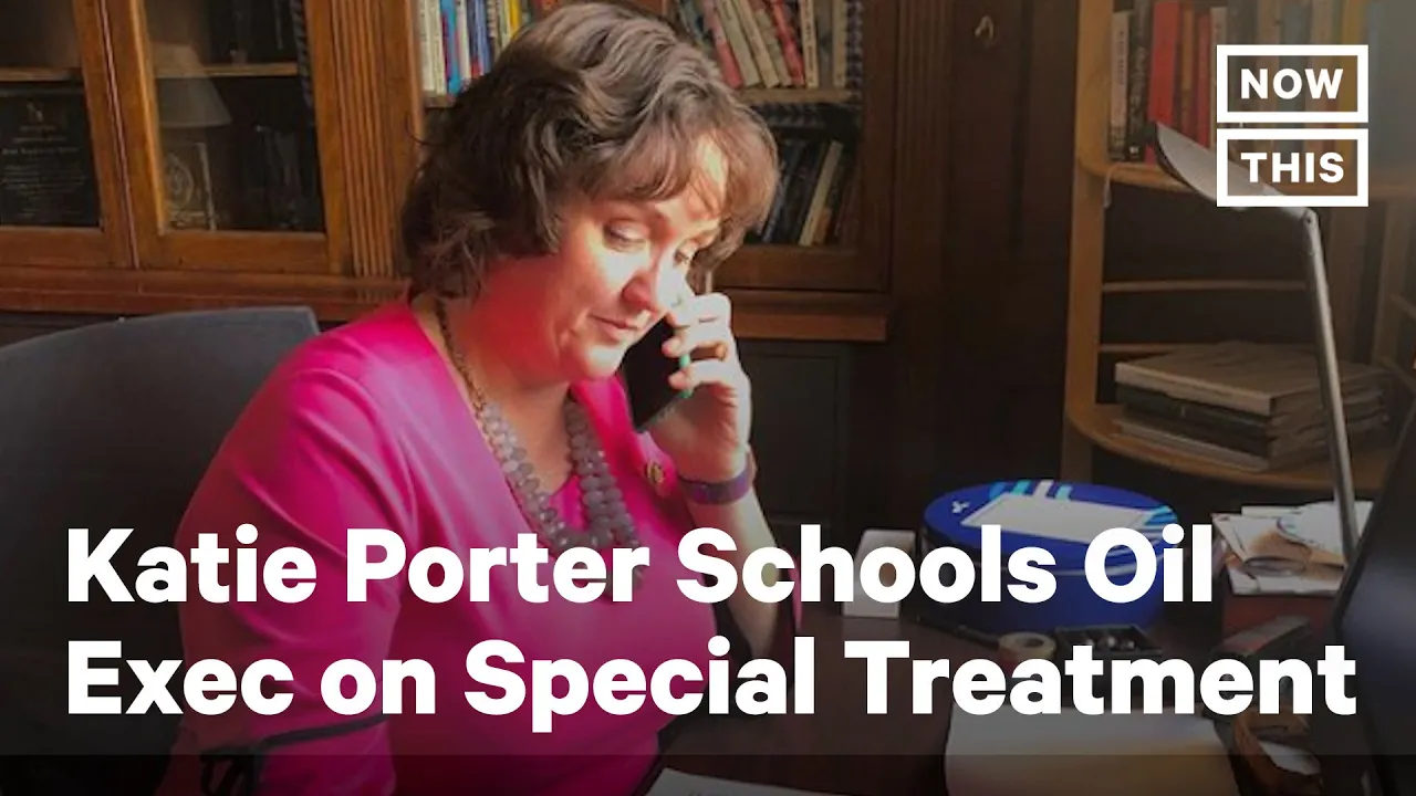 Katie Porter Shuts Down Oil Exec: 'Don't Patronize Me'