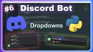 Discord Bot Dropdown Menu in Python Episode 6 Tutorial