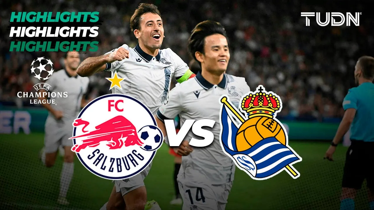 RB Salzburg vs Real Sociedad - HIGHLIGHTS | UEFA Champions League 2023/24 | TUDN