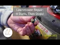 Lawnmower Repair It Starts Then Stops