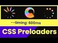 How to create a Creative CSS Preloader using CSS Variables