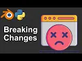 How to stay on top of Blender s Breaking Changes