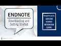EndNote 1 Downloading and getting started