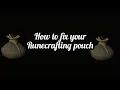 How to fix your runecrafting pouch in RuneScape osrs