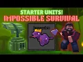 Download Lagu Beating SURVIVAL IMPOSSIBLE with STARTER units only! Garden Tower Defense 1.10