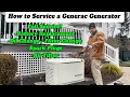 HOW TO SERVICE A 14 KW GENERAC GENERATOR FULL SERVICE