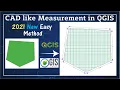 Create Measurement Lines like AutoCAD in QGIS Polygon Line Length Calculation
