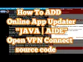 How to Add Online AppUpdater JAVA AIDE FULL TUTORIAL