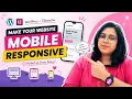 How to Make a WordPress Website Mobile Responsive Elementor Tutorial