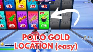 SUPER RED VS BLUE TYPICAL GAMER MAP FORTNITE - HOW TO FIND POT O GOLD LOCATIONS ALL SECRETS CODES