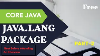 Java lang Package Core Java Chapter-4 Part-2 Java Connect