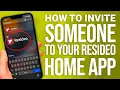 How to Invite Someone to Your Resideo Home App Smart Home Access