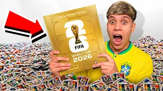 24 HORAS COMPLETANDO O ÁLBUM DOURADO DA COPA 2026!!