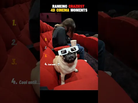 Ranking Craziest 4D Cinema!π₯π₯ #shorts