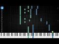 🎹 The Bioluminescence Of The Night, James Horner, Synthesia Piano Tutorial
