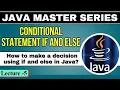 Conditional Statement if-else in Java How to Make a decision using if Else in Java