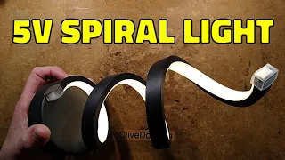 Exploring a generic spiral LED light - with schematic