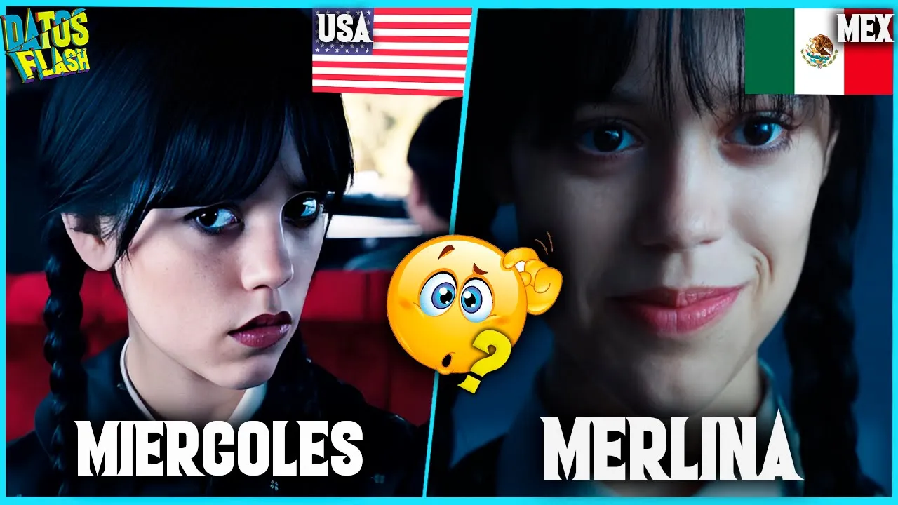 CURIOSIDADES del Doblaje de MERLINA(Wednesday)