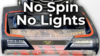 Shark Vacuum NO LIGHTS Power Nozzle Brush NOT SPINNING - 3 Ways to FIX