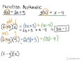 Function Arithmetic