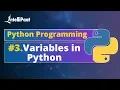 Variables in Python Tokens in Python Python Tutorial Tokenize Python