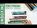 UNBOXING FedEx Print Shop - How To Coil Your Bound Planners and Books