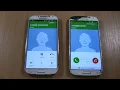 Incoming \u0026 Outgoing call at the Same Time 2 Samsung Galaxy S4