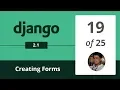 Django 2 1 - Creating Forms for Input