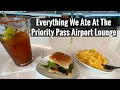 Everything We Ate at the Priority Pass Lounge - The Club CLT